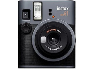 Cámara instantánea - Fujifilm Instax mini 41, película 6 mm x 54 mm, Imagen 62mm x 46mm, Negro