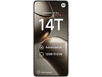 Móvil - Xiaomi 14T Pro, Gris Titanio, 512 GB, 12 GB RAM, 6.67" 1.5K, Mediateck Dimensity 9300+, 5000 mAh, Android-HyperOS