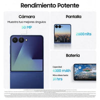 Samsung Galaxy Z Flip7 12GB256GB Rojo Coral Móvil Plegable con Galaxy AI Versión Importada