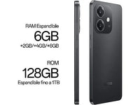 OPPO A40, Negro, Móvil Android, 128 GB, 6 GB RAM, 6,67  LCD, Panda Glass, 90 Hz, Qualcomm Snapdragon, 5100 mAh