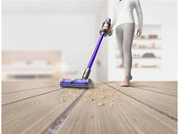 Aspirador escoba - Dyson v11™ Advanced, Potencia succión 200 AW, Autonomía 60 min, Accesorios, 3 Modos, MoradoNíquel