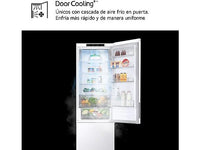 Frigorífico combi - LG GBV21NCDSW, No Frost, 186 cm, 344 l, DoorCooling™, FRESHConverter™, Blanco