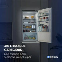 Origial Cool&Freeze 185 Essential White Frigorífico Combi Total No Frost E Blanco