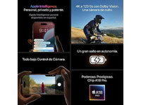 Apple iPhone 16 Pro Max, Titanio Desierto, 256 GB, 5G, 6.9 " OLED Super Retina XDR, Chip A18 Pro, iOS