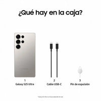 Samsung Galaxy S25 Ultra Smartphone con IA Almacenamiento 256GB Batería 5.000mAh Titanio Gris