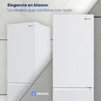 Origial Cool&Freeze 185 Essential White Frigorífico Combi Total No Frost E Blanco