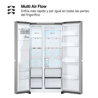 LG GSLC41PYPE Frigorífico Americano Side By Side sin Toma de Agua 641L E Inox Antihuellas