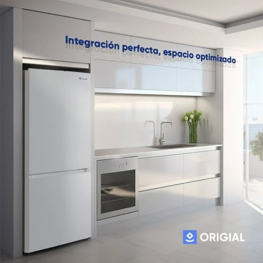 Origial Cool&Freeze 185 Essential White Frigorífico Combi Total No Frost E Blanco