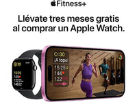 Apple Watch Series 10 (2024), GPS, 42 mm, Gesto de doble toque, Caja de aluminio plata, Correa Loop deportiva Azul nube