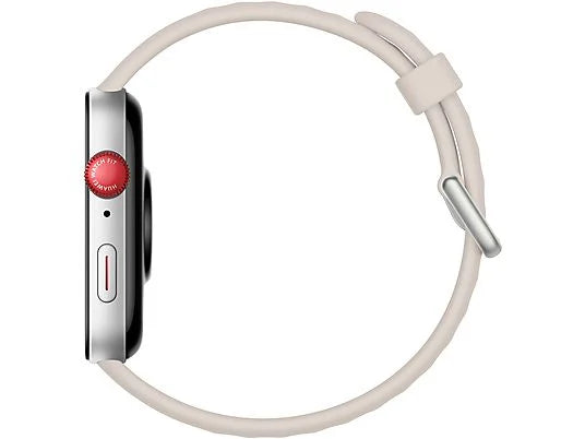 Smartwatch - Huawei Watch Fit 3, 1.82 AMOLED, Llamadas Bluetooth, 10 días batería, Compatible iOS - Android, Correa Fluoroelastómero, Blanco