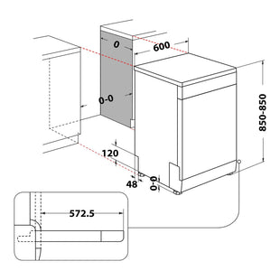 Lavavajillas Whirlpool wfc3c34x (14 cubiertos - 60 cm - Inox)
