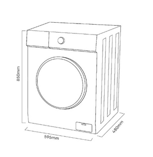 Lavadora Kromsline KLA-M3-60-DW 6kg 1000rpm