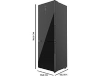 Cecotec Bolero CoolMarket Combi 322 Glass Black D Frigorífico