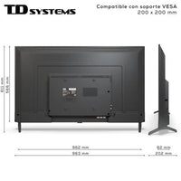 Smart TV 50 pulgadas Qled 4K Td SYSTEMS PRIME 50C19 GLQ