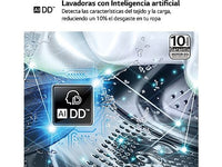 LG - lavadora F4WR7009AGS 9kg 1400rpm Inox a