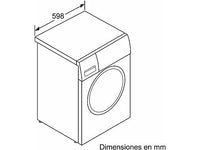Lavadora carga frontal - Bosch WAN24268ES, 8 kg, 1200 rpm, 14 Programas, Blanco