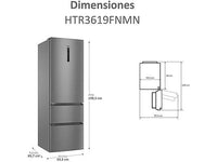 Frigorífico Combi Haier HTR3619FNMN