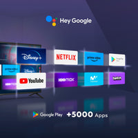 Smart TV 50 pulgadas Qled 4K, Televisor Hey Google Td Systems PRIME50C19GLQ