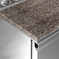 Saladette  Pizzakühltisch Premium - 1,37 x 0,7 M - mit 3 Türen