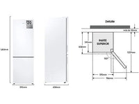 Samsung RB33B612EWWEF Frigorífico Combi E Blanco