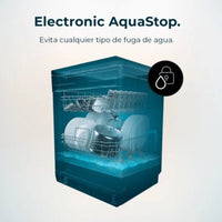 Cecotec lavavajillas Integrable de 60 cm Bolero Aguazero 6100 Full-BI E. 12