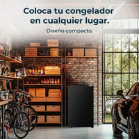 Cecotec Congelador vertical Bolero CoolMarket TF 87 Black