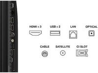 TV QLED 43" - TCL 43P7K, UHD 4K, AiPQ Processor, Smart TV, DVB-T2, 60 Hz, Pantalla HVA, Dolby Atmos, Negro