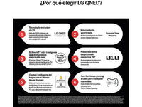 TV QNED 55 - LG 55QNED82A6B, UHD 4K, Procesador Inteligente α7 AI Processor 4K Gen8, Smart TV, DVB-T2 (H.265), Ashed Blue