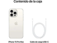 Apple iPhone 15 Pro Max 256GB Blanco titanio