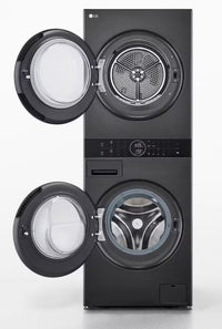 LG WT1210BBF.APBQKIS Lavasecadora Independiente de Carga Frontal 12Kg/22Kg A Negra