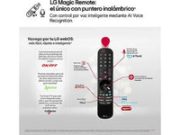 TV OLED 48 - LG OLED48C45LA, OLED 4K, Procesador Inteligente 4K α9 Gen7, Smart TV, DVB-T2 (H.265), Negro