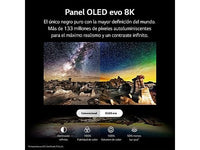 TV OLED 77 - LG OLED77Z39LA, OLED 8K, Inteligente α9 8K Gen6, Smart TV, DVB-T2 (H.265), Negro